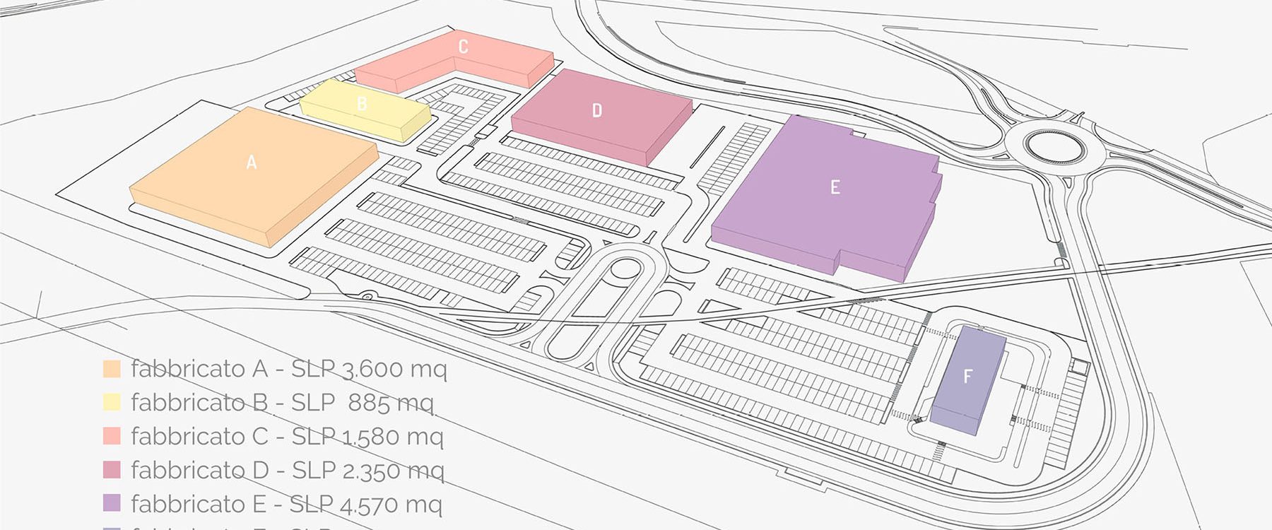 Area Commerciale Querceto - Spoleto - Planimetria