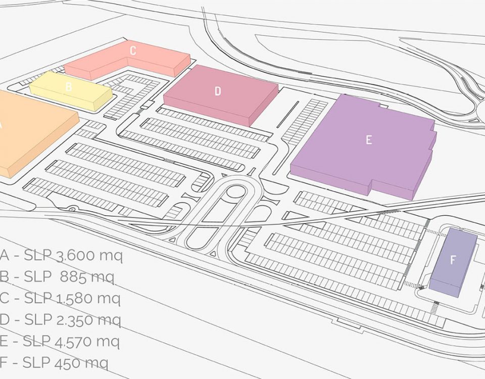 Area Commerciale Querceto - Spoleto - Planimetria